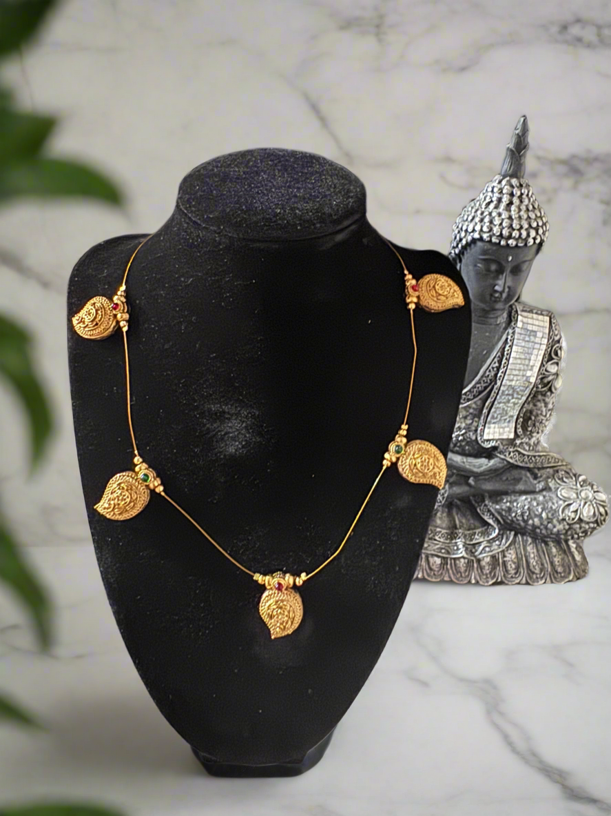 Mango design invisible necklace