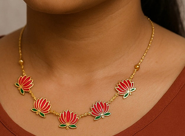 Lotus Necklace