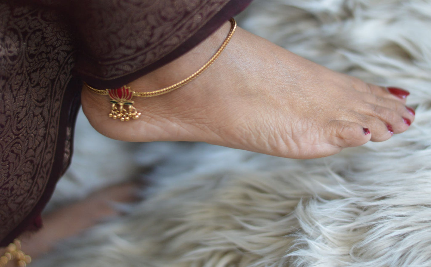 Lotus Anklet
