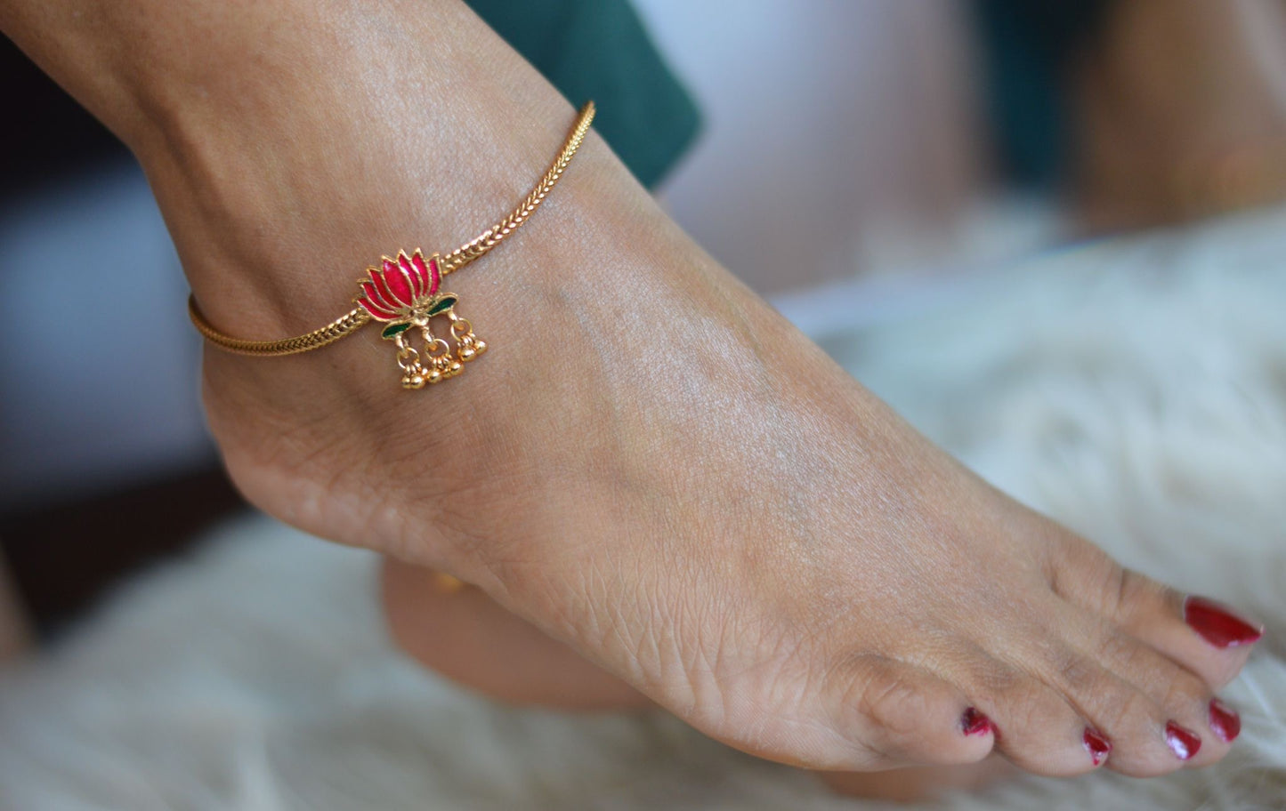 Lotus Anklet