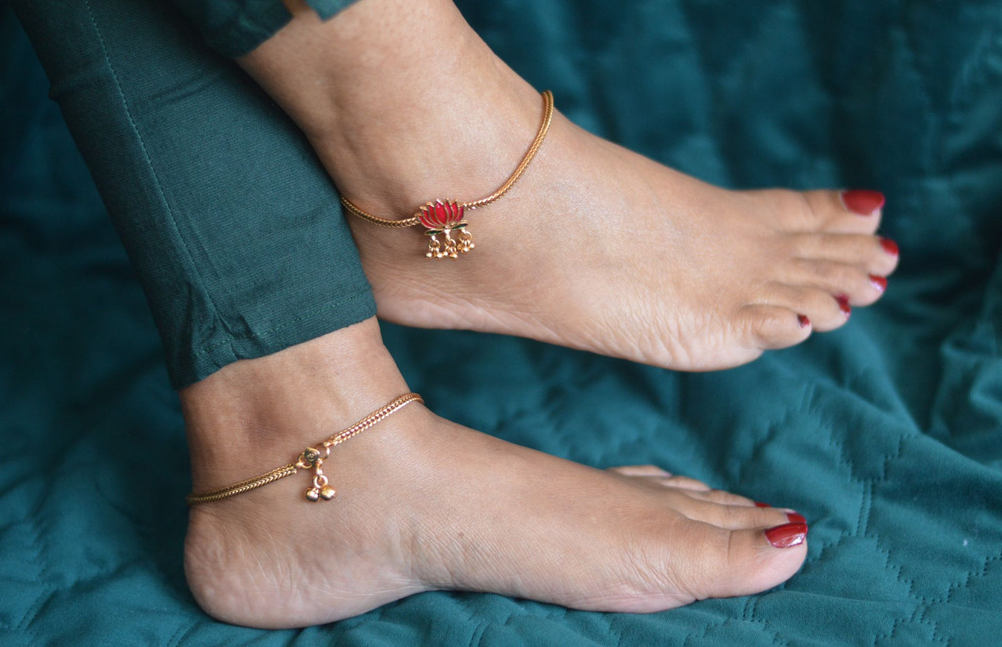 Lotus Anklet