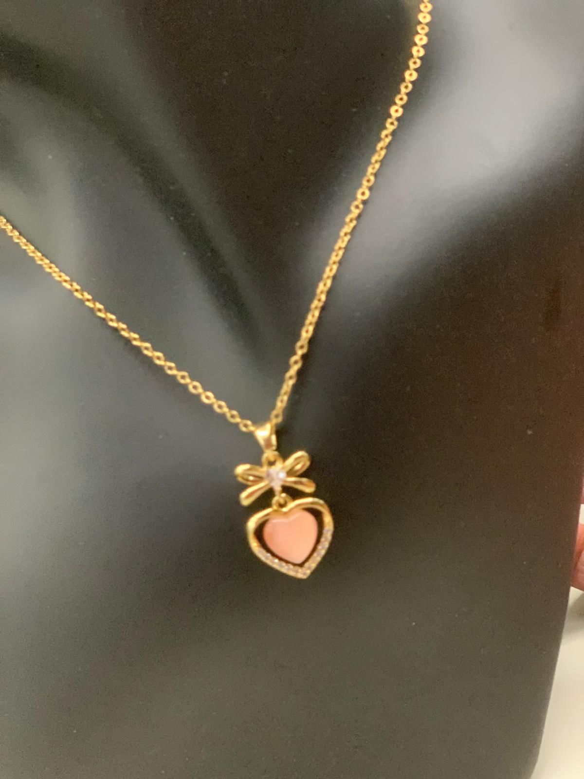 Anti Tarnish gold plated necklace