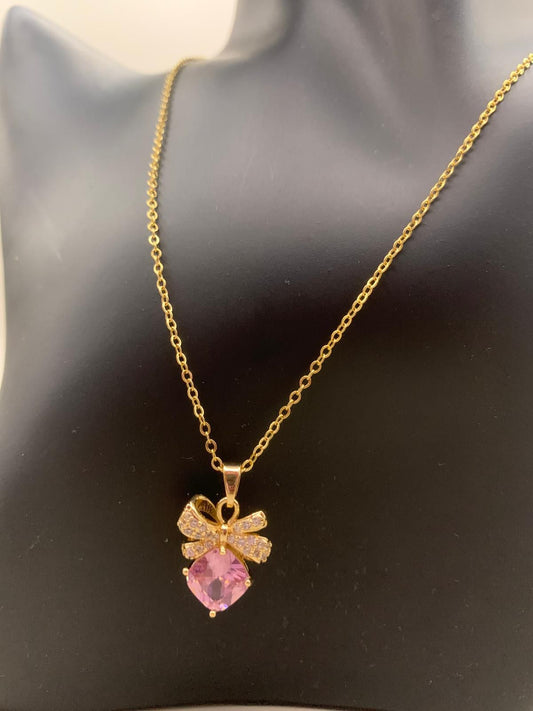Anti tarnish gold plated necklace